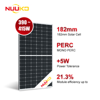 Panneau solaire monocristallin 108 cellules Module PV 400W dans les panneaux solaires pour système de stockage d'énergie solaire