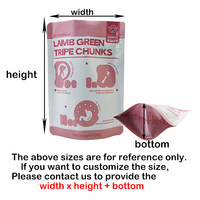 Sacs refermables personnalisés pour bonbons comestibles 3,5 g, emballages anti-odeur, sacs holographiques refermables en Mylar