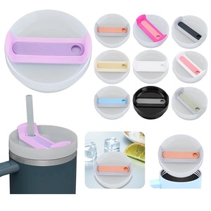 40 Oz pour couvercle de bouteille d'eau thermique Tasses à café Flip Straw <span class=keywords><strong>Cap</strong></span> Replacement Spill Proof Mugs Tumbler Lid Accessories W24-447 - Product Image 1