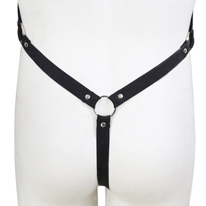 Black PU <b>Leather</b> Men Belts Bdsm Chest Strap Belt Suspender Adjustable Body Gothic <b>Harness</b> Underwear Bondage Punk <b>Harness</b> - Product Image 4