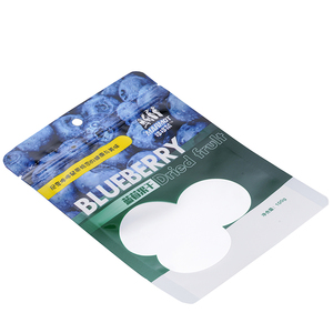 Tùy Chỉnh In Nhiều Lớp Kim Loại Pet Túi Nhựa Biểu Tượng Tùy Chỉnh 3 Bên Con Dấu <span class=keywords><strong>Pouch</strong></span> Cho Khô Blueberry Bao Bì Với Cửa Sổ - Product Image 3