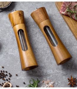 <span class=keywords><strong>Moulin</strong></span> à <span class=keywords><strong>poivre</strong></span> réglable écologique en bois d'acacia avec bouteille pour la maison et le restaurant; broyeurs de sel de mer <span class=keywords><strong>poivre</strong></span> de <span class=keywords><strong>Sichuan</strong></span> - Product Image 4