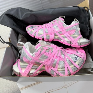 Sneakers di Lusso Designer 2026 per Uomo Donna, Alta Qualità, in Mesh, <span class=keywords><strong>Argento</strong></span> Grigio Bianco, con Lacci Multipli e Perline a Stella, Stile Sportivo Deconstruito - Product Image 1