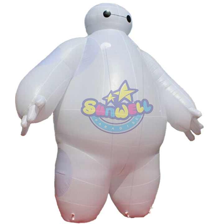 Baymax Inflatable Inflatable Baymax Mascot Costume for Kids' Amusement Park