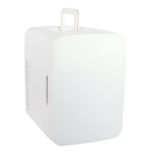 Wholesale Hot 10L Mini Fridge AC/DC Small Refrigerator Custom Beauty Fridge Glass Door Portable Cosmetic Fridge