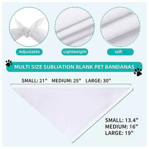 باندانا فاخرة للكلاب مخصصة من القطيفة الناعمة مع تطريز، إكسسوارات للكلاب صيفية أنيقة وقابلة للتنفس يمكن استخدامها على الوجهين - Product Image 4