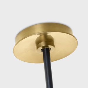 Lampadario/Lampada <span class=keywords><strong>a</strong></span> <span class=keywords><strong>Sospensione</strong></span> di Alta Qualità in Ottone Anticato Lucidato <span class=keywords><strong>a</strong></span> Mano con Diffusore in Lino per Soggiorno, Sala da Pranzo, Cucina 110V - Product Image 3