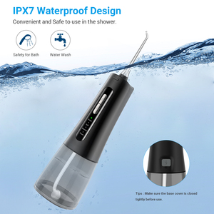 Irrigateur <span class=keywords><strong>dentaire</strong></span> oral portable sans fil pour le nettoyage des dents, <span class=keywords><strong>jet</strong></span> d'eau <span class=keywords><strong>de</strong></span> <span class=keywords><strong>voyage</strong></span> électrique rechargeable par USB, hydropulseur pliable - Product Image 3