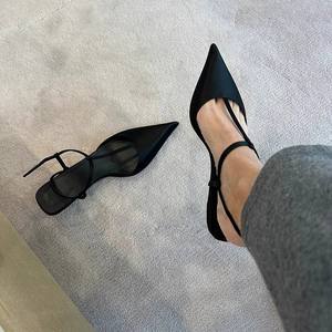 Sandalias de Plataforma con Punta Abierta y Tira en T para Mujer, Diseño Nuevo 2026, para Verano, al Aire Libre, con Tacón Alto y Estilo Chancla - Product Image 1