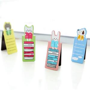 <span class=keywords><strong>Marque</strong></span>-pages en papier personnalisés avec logo imprimé UV, en forme d'animal et carte de support, pour carnets – Vente en gros - Product Image 4