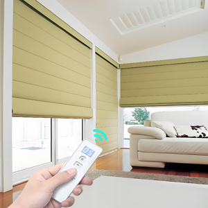 Made to Measure Window Blinds Blackout <strong>Roman</strong> <strong>Shade</strong> Curtains Smart Motorized <strong>Roman</strong> Blind <strong>Valance</strong> for Office Home - Product Image 1