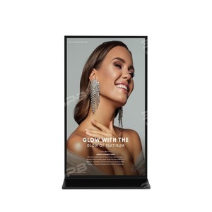 Afficheur numérique couleur 75 pouces sur pied, kiosque publicitaire, écran tactile pour ascenseur, indice de protection IP68 - Product Image 3