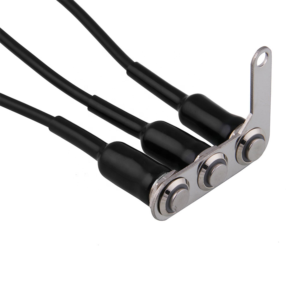 Waterproof CNC Aluminum 7/8 '' 22mm 3 Way Motorcycle Handlebar Switch With Led Light Indicator