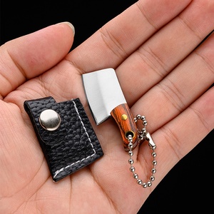 <span class=keywords><strong>Prix</strong></span> de gros, mini <span class=keywords><strong>couteau</strong></span> de cuisine personnalisé, boîte portable, bricolage, lame petite taille, acier, manche en bois, OEM, collier pendentif inclus - Product Image 3