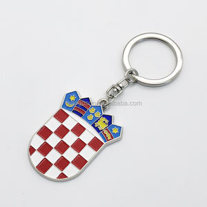 Hediyelik eşya Hrvatska hırvatistan yunus özel Metal fırıldak anahtar zincirleri hırvatistan anahtarlıklar - Product Image 5