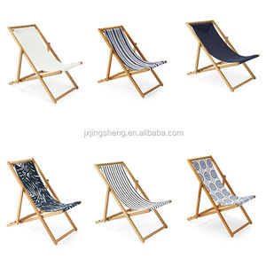 Chaise de plage pliable portable en <span class=keywords><strong>toile</strong></span>, en bois massif léger et durable, pour enfants, en tissu Oxford, pour l'école, le parc, la pêche - Product Image 1