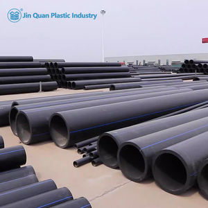 Tuyau d'alimentation en eau HDPE flexible noir PE100 de grand diamètre DN250/DN200/DN1600 Tubes de vidange 10 "8" ISO ASTM DIN - Product Image 3