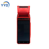 I9100 Android POS Terminal 4G Wifi NFC Portable Mobile POS Terminal avec imprimante 40mm