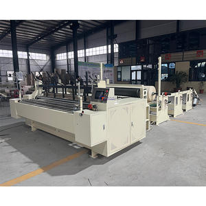 Ligne de production de papier hygiénique semi-automatique Machine à mouchoirs Machine à découper les rouleaux de papier hygiénique Machine à enrouler - Product Image 4