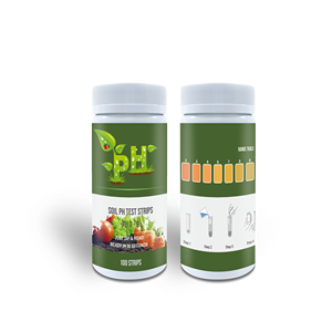 Toprak testi için 100 adet manuel toprak pH Test şeritleri 3-9 kiti görsel keskinlik muayene aparatı - Product Image 5