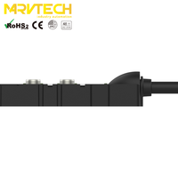 Actionneur M8 Boîtier de distribution Simple Double Signal Étanche 4 Ports Adaptateur IP67 Connecteur Femelle Usb-c Connecteur Femelle 6 Broches