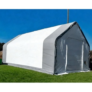 Cobertizo de Almacenamiento Exterior Impermeable de PVC 40x80, Contenedor de Almacenamiento, Cobertizos, Almacén, Contenedor de Envío, Refugio para Edificios - Product Image 6