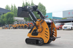 Spedizione gratuita cina di alta qualità Mini Skid Steer Loader Kubota pale ruote a basso prezzo nuovo Design Mini Crawler Track Loader per - Product Image 6