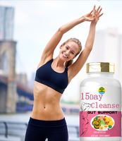 Supplément pour la santé intestinale et la doublure intestinale Confort digestif amélioré Nettoyage en 15 jours Détoxification Soutien de l'intestin et du côlon Capsules avancées