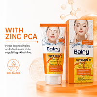 Nettoyant Moussant Visage au Vitamine C Balry en Gros sous Marque Blanche, Anti-Acné et Éclaircissant pour Peaux Grasses 150ml
