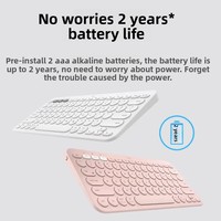 Orijinal Logitech K380 Çoklu Cihaz Klavyesi (MAC için), MacOS Bilgisayarlar, iPad ve iPhone için Basit Klavye