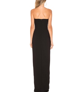 2022 New Arrivals Women Party Club Classic Black Long Dress Non-slip Silicone Lined Corset Elegant <strong>Lady</strong> <strong>Clothing</strong> - Product Image 3