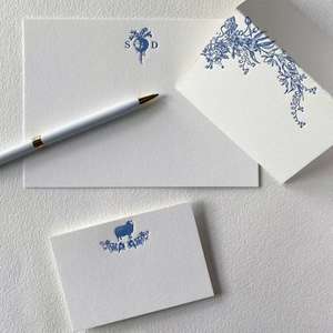 Biglietti personalizzati di lusso di lusso stampa a colori tipografia cartoline d'invito di ringraziamento cartoline personalizzate per la festa - Product Image 2