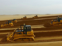 Bulldozer sur chenilles hydraulique ZD160 à haute efficacité pour le défrichement de chantier, la construction de fondations et l'élimination des déchets miniers