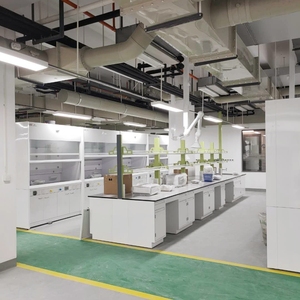 Top <span class=keywords><strong>Quality</strong></span> Laboratory <span class=keywords><strong>Furniture</strong></span> Island Bench Alta Qualidade Resistência À Corrosão e Água Proof Center Steel Table - Product Image 3