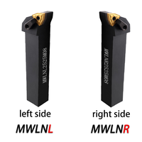 Porte-outil de tournage externe TAIRAY MWLNL/R type M 95 °   Centre d'usinage MWLNR2020K06 pour plaquettes en carbure WNMG06/08 pour tour CNC