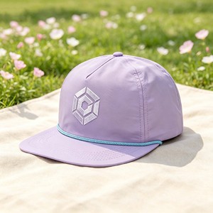 High Quality Wholesale Custom Embroidery Logo Sporty Hat Flat Brim Gorras 5 Panel Unisex Rope <b>Snapback</b> <b>Cap</b> - Product Image 1