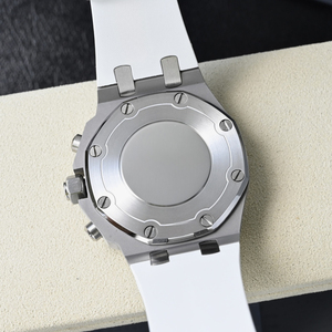 Orologio da Polso Unisex in Acciaio Inossidabile con Cinturino in Gomma, Resistente all'Acqua <span class=keywords><strong>100</strong></span> Bar, Modello Subacqueo Tourbillon 7750 Automatico Meccanico - Product Image 5