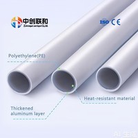 Tuyau composite multicouche PEX-AL-PEX flexible pour chauffage par le sol, vente en gros d'usine pour système de chauffage radiant au sol