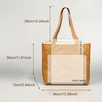 Sac fourre-tout en papier Dupont écologique recyclé, personnalisable avec logo, lavable, résistant aux déchirures, réutilisable, avec matériau de poignée personnalisable