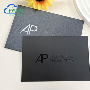 Biglietti economici rettangolari di ringraziamento-personalizzati con Branding UV nero, perfetti per uso aziendale - Product Image 6