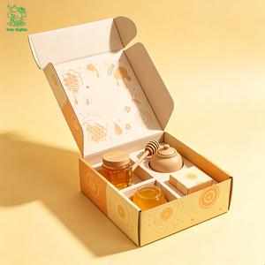 Boîte d'expédition en carton renforcé robuste pour la <span class=keywords><strong>livraison</strong></span> en vrac de pots de miel et de contenants en verre - Product Image 1