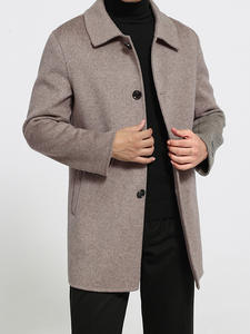 Abiti da Cerimonia <span class=keywords><strong>Doppiopetto</strong></span> per Uomo in Lana Pettinata, per Affari, Cene Casual, Banchetti, Taglie Forti, Completo con Soprabito - Product Image 2