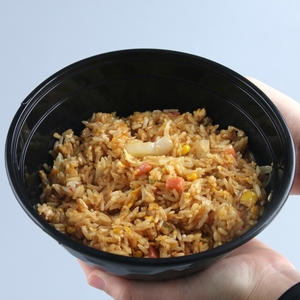 Nuevo diseño para ir <span class=keywords><strong>a</strong></span> preparar comidas, tazones de fideos de plástico para llevar, contenedor redondo de plástico para almacenamiento de alimentos con tapa - Product Image 2