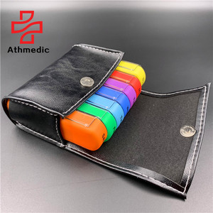 2025 athmedic thực phẩm Lớp 7 Ngày Hàng Tuần <span class=keywords><strong>28</strong></span> trường hợp màu <span class=keywords><strong>Pill</strong></span> Box trường hợp kế hoạch tổ chức trong PU Túi da - Product Image 2