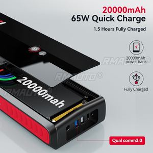 Chargeur de démarrage Andeman 20000mAh pour voiture, démarreur portable 2000A, charge rapide PD65W, dispositif de surtension de démarrage - Product Image 2