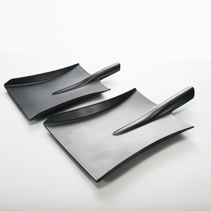 Piatti da portata per stoviglie in melamina nera di alta qualità creativa - Product Image 5