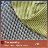 Cuir tressé en PU de qualité supérieure de 1,3 mm, vente directe d'usine, pour bagages, aspect sophistiqué, résistant à l'abrasion, cuir idéal F791
