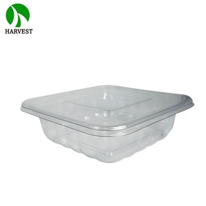 Caja de Plástico Desechable y Reciclable para Comida para Llevar con Compartimento para Ensalada - Product Image 6