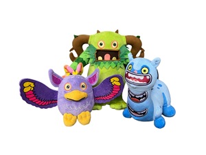 Venta al por mayor: My Singing Monsters, My Monsters, el Monstruo de Tres Bocas, Juguete de Peluche de Pájaro Morado - Product Image 1