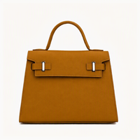 Bolsos de Mano Personalizados de Color Sólido para Mujer, Venta Caliente, Bolsos de Lujo para Mujer Joven, Tamaño 22, Bolsos Cuadrados Pequeños para el Día a Día, Directo de Fábrica